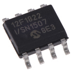 Microchip PIC12F1822-I/SN, 8bit PIC Microcontroller, PIC12, 32MHz, 256 B, 2K x 14 words Flash, 8-Pin SOIC
