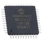 Microchip PIC18F45K22-I/PT, 8bit PIC Microcontroller, PIC18F, 16MHz, 32.768 kB, 256 B Flash, 44-Pin TQFP