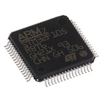 STMicroelectronics STM32F105RBT6, 32bit ARM Cortex M3 Microcontroller, STM32F1, 72MHz, 128 kB Flash, 64-Pin LQFP
