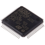 STMicroelectronics STM32F105RCT6, 32bit ARM Cortex M3 Microcontroller, STM32F1, 72MHz, 256 kB Flash, 64-Pin LQFP