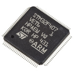 STMicroelectronics STM32F407VET6, 32bit ARM Cortex M4 Microcontroller, STM32F4, 168MHz, 512 kB Flash, 100-Pin LQFP