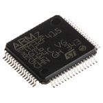 STMicroelectronics STM32F415RGT6, 32bit ARM Cortex M4 Microcontroller, STM32F4, 168MHz, 1.024 MB Flash, 64-Pin LQFP