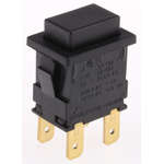 Arcolectric Double Pole Double Throw (DPDT) Momentary Miniature Push Button Switch, IP65, 12.9 x 19.8mm, Panel Mount