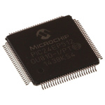 Microchip PIC24EP512GU810-I/PT, 16bit PIC Microcontroller, PIC24EP, 70MHz, 536 kB Flash, 100-Pin TQFP