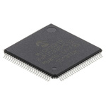Microchip dsPIC33EP512MU810-I/PF, 16bit dsPIC Microcontroller, DSPIC33EP, 70MHz, 536 kB Flash, 100-Pin TQFP