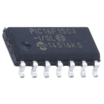 Microchip PIC16F1503-I/SL, 8bit PIC Microcontroller, PIC16F, 20MHz, 2048 words Flash, 14-Pin SOIC