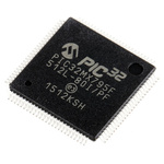 Microchip PIC32MX795F512L-80I/PF, 32bit MIPS32 Microcontroller, PIC32MX, 80MHz, 512 kB Flash, 100-Pin TQFP
