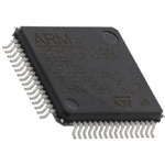 STMicroelectronics STM32F030R8T6, 32bit ARM Cortex M0 Microcontroller, STM32F0, 48MHz, 64 kB Flash, 64-Pin LQFP