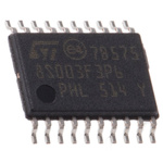 STMicroelectronics STM8S003F3P6, 8bit STM8 Microcontroller, STM8S, 16MHz, 8 kB Flash, 20-Pin TSSOP