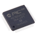 Microchip PIC32MZ1024ECG064-I/PT, 32bit PIC Microcontroller, PIC32MZ, 200MHz, 1.024 MB Flash, 64-Pin TQFP