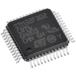 STMicroelectronics STM32F302CBT6, 32bit ARM Cortex M4 Microcontroller, STM32F3, 72MHz, 128 kB Flash, 48-Pin LQFP