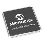 Microchip PIC32MZ2048EFH144-I/PH, 32bit MIPS® MicroAptiv™ Microcontroller, PIC32MZ, 200MHz, 160 (Boot Flash) kB, 2.048