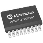 Microchip PIC24HJ12GP201-I/SO, 16bit PIC Microcontroller, PIC24HJ, 40MIPS, 12 kB Flash, 18-Pin SOIC