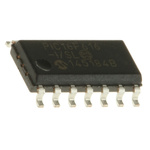 Microchip PIC16F616-I/SL, 8bit PIC Microcontroller, PIC16F, 20MHz, 2048 words Flash, 14-Pin SOIC