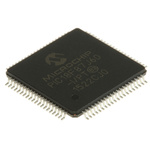 Microchip PIC18F87J60-I/PT, 8bit PIC Microcontroller, PIC18F, 41.667MHz, 128 kB Flash, 80-Pin TQFP