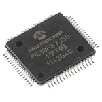 Microchip PIC18F67J50-I/PT, 8bit PIC Microcontroller, PIC18F, 48MHz, 128 kB Flash, 64-Pin TQFP