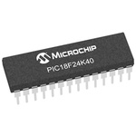 Microchip PIC18F24K40-I/SP, 8bit PIC Microcontroller, PIC18F, 64MHz, 16 kB Flash, 28-Pin SPDIP