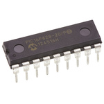 Microchip PIC16F628-20/P, 8bit PIC Microcontroller, PIC16F, 20MHz, 128 x 8 words, 2048 x 14 words Flash, 18-Pin PDIP