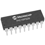 Microchip PIC16F628-04I/P, 8bit PIC Microcontroller, PIC16F, 4MHz, 128 x 8 words, 2048 x 14 words Flash, 18-Pin PDIP
