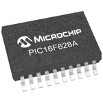 Microchip PIC16F628A-I/SS, 8bit PIC Microcontroller, PIC16F, 20MHz, 2048 x 14 words, 128 B Flash, 20-Pin SSOP