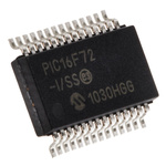 Microchip PIC16F72-I/SS, 8bit PIC Microcontroller, PIC16F, 20MHz, 2K Flash, 28-Pin SSOP