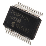 Microchip PIC18F26J11-I/SS, 8bit PIC Microcontroller, PIC18F, 48MHz, 64 kB Flash, 28-Pin SSOP