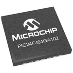 Microchip PIC24FJ64GA102-I/ML, 16bit PIC Microcontroller, PIC24FJ, 32MHz, 64 kB Flash, 28-Pin QFN