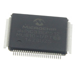 Microchip dsPIC33EP512MU810-I/PT, 16bit dsPIC Microcontroller, DSPIC33EP, 70MHz, 536 kB Flash, 100-Pin TQFP