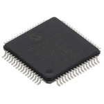 Microchip dsPIC33EP256MU806-I/PT, 16bit dsPIC Microcontroller, DSPIC33EP, 70MHz, 280 kB Flash, 64-Pin TQFP