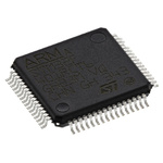 STMicroelectronics STM32F401RCT6, 32bit ARM Cortex M4 Microcontroller, STM32F4, 84MHz, 256 kB Flash, 64-Pin LQFP