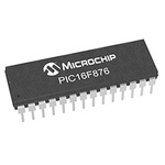Microchip PIC16F876-20I/SP, 8bit PIC Microcontroller, PIC16F, 20MHz, 14 kB Flash, 28-Pin SPDIP