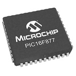 Microchip PIC16F877-20I/L, 8bit PIC Microcontroller, PIC16F, 20MHz, 14 kB Flash, 44-Pin PLCC