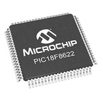 Microchip PIC18F8622-I/PT, 8bit PIC Microcontroller, PIC18F, 40MHz, 64 kB Flash, 80-Pin TQFP