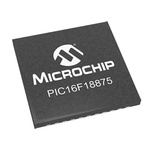 Microchip PIC16LF18875-I/ML, 8bit PIC Microcontroller, PIC16LF, 32MHz, 14 kB Flash, 40-Pin QFN