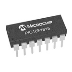 Microchip PIC16F1615-I/P, 8bit PIC Microcontroller, PIC16F, 32MHz, 14 kB Flash, 14-Pin PDIP
