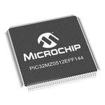 Microchip PIC32MZ0512EFF144-I/PH, 32bit MIPS® MicroAptiv™ Microcontroller, PIC32MZ, 200MHz, 160 (Boot Flash) kB, 512