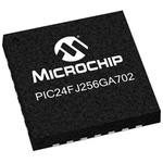 Microchip PIC24FJ256GA702-I/ML, 16bit PIC Microcontroller, PIC24FJ, 32MHz, 256 kB Flash, 28-Pin QFN