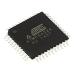 Microchip ATMEGA32A-AU, 8bit AVR Microcontroller, ATmega, 16MHz, 32 kB Flash, 44-Pin TQFP