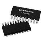 Microchip ATTINY461A-SU, 8bit AVR Microcontroller, ATtiny461, 20MHz, 4 kB Flash, 20-Pin SOIC