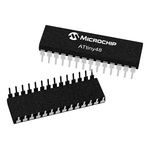 Microchip ATTINY48-PU, 8bit AVR Microcontroller, ATtiny48, 12MHz, 4 kB Flash, 28-Pin PDIP