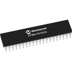 Microchip AT89LP51ED2-20PU, 8bit 8051 Microcontroller, AT89LP, 20MHz, 64 kB Flash, 40-Pin PDIP