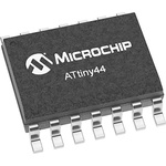 Microchip ATTINY44V-10SSU, 8bit AVR Microcontroller, ATtiny44V, 10MHz, 4 kB Flash, 14-Pin SOIC
