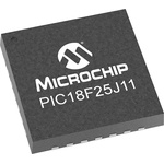 Microchip PIC18F25J11-I/ML, 8bit PIC Microcontroller, PIC18F, 48MHz, 32 kB Flash, 28-Pin QFN