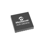 Microchip AVR128DB32-I/RXB, 8bit AVR Microcontroller, ATtiny1624, 24MHz, 128 kB Flash, 32-Pin VQFN