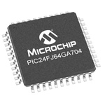 Microchip PIC24FJ64GA704-I/PT PIC Microcontroller, PIC24F, 44-Pin TQFP