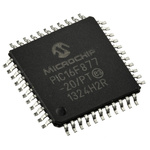Microchip PIC16F877-20/PT, 8bit PIC Microcontroller, PIC16F, 20MHz, 256 x 8 words, 8K x 14 words Flash, 44-Pin TQFP