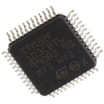 STMicroelectronics STM8S208C6T3, 8bit STM8 Microcontroller, STM8S, 24MHz, 2.048 kB, 32 kB Flash, 48-Pin LQFP