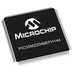 Microchip PIC32MZ2048EFH144-I/PL, 32bit PIC Microcontroller, PIC32MZ, 200MHz, 2.048 MB Flash, 144-Pin LQFP