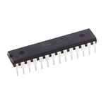 Microchip ATMEGA168A-PU, 8bit AVR Microcontroller, ATmega, 20MHz, 16 kB Flash, 28-Pin PDIP