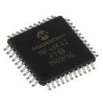 Microchip PIC18F46K42-I/PT, 8bit PIC Microcontroller, PIC18F, 64MHz, 64 kB Flash, 44-Pin TQFP